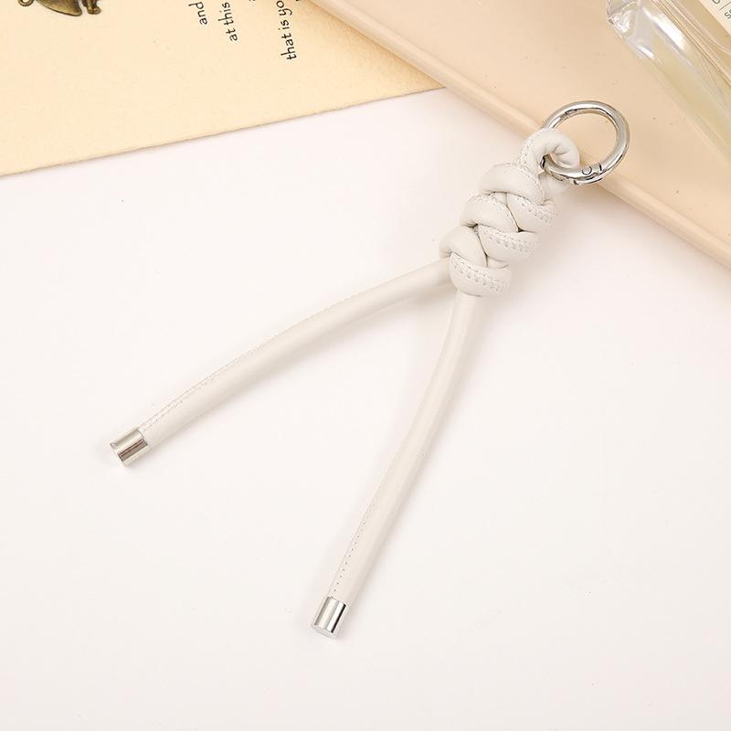 Multi-Function Pu Leather Keychain Backpack Hanging Rope Versatile  Keychain Backpack Decoration Accessories Gifts