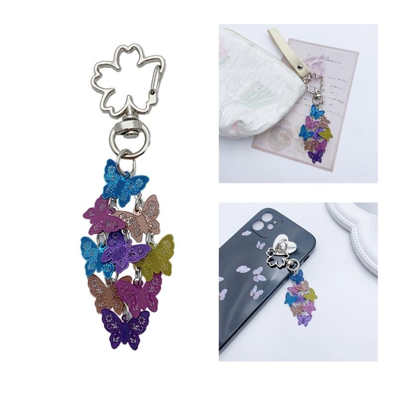 Cute and Stylish Keychain Phone Strap Trendy Keychain Phone Strap Set with Keyring and Cord Multi Functional Keychains