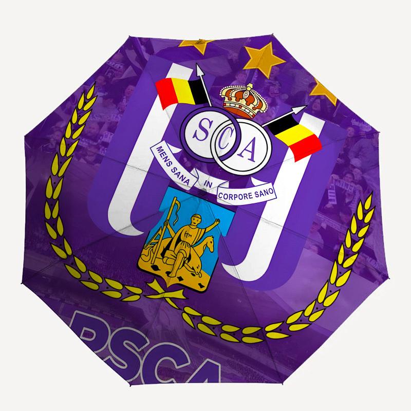 RSCA, Badge- Automatic Opening and Closing, 8-rib Structure Portable Umbrella, Suitable for Men and Women in All Seasons - Perfect Gift for