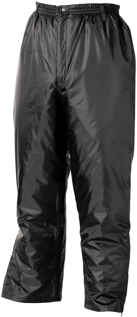 Rain Pants Droplet Zipper at Black M [Makku] (Water Resistance 10,000mmH2O) (Waterproof/Cold Protection) (Water Prevention) (Front Zipper) (Long Hem)