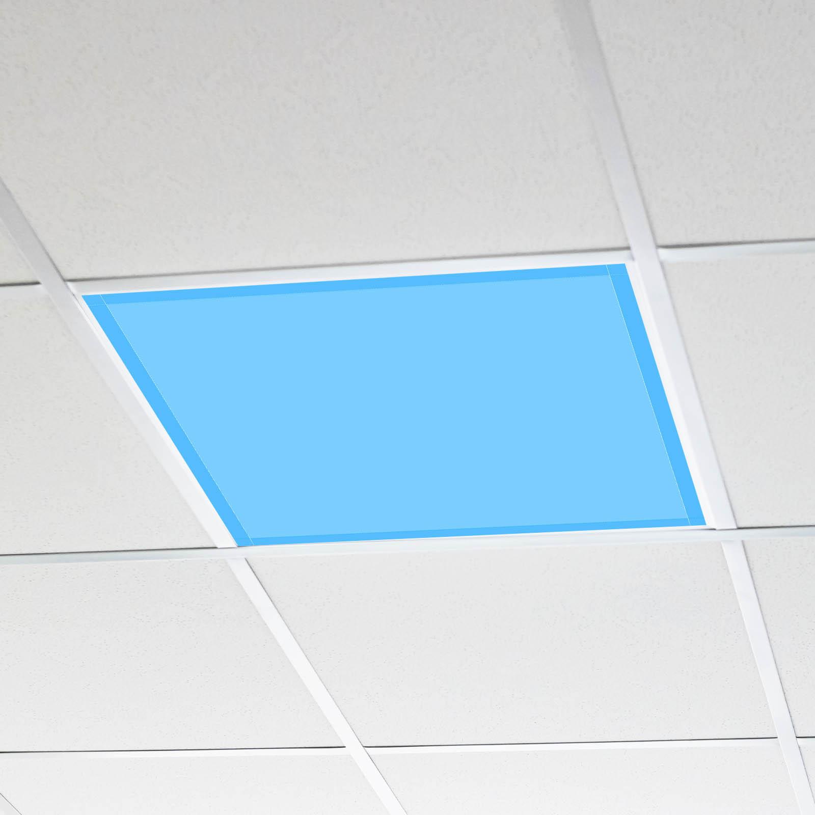 

4 Pcs 2 X 2 Feet Fluorescent Light Covers Magnetic Ceiling Light Classroom Reducing Harsh Glare Flicker Led Filters Shield For O