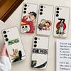 Anime P-Pieces L-luffy Phone Case For Samsung Galaxy S21 S22 S23 S24 S25ULTRA FE Ultra Plus5G A52S Transparent Cover