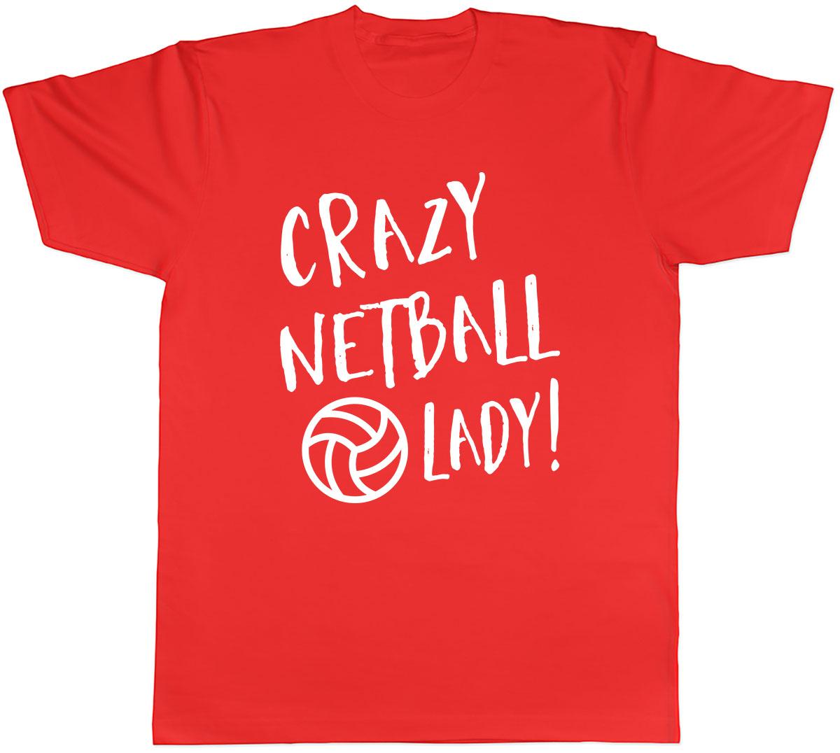 Crazy Netball Lady Unisexs Unisex TShirt Tee S