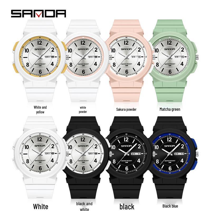 Sanda Student Watch: Simple Double Calendar Design for Junior High Students