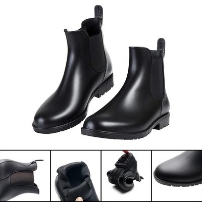 Reitstiefel, kurze Stiefel, Damen-Regenstiefel, rutschfeste Wasserstiefel