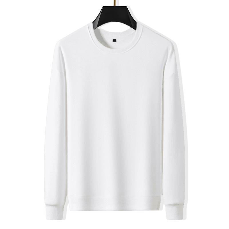 Unisex Cotton Hoodie: Solid Color, Loose Fit, Plus Size, Casual Sports, Long Sleeve, M-8XL