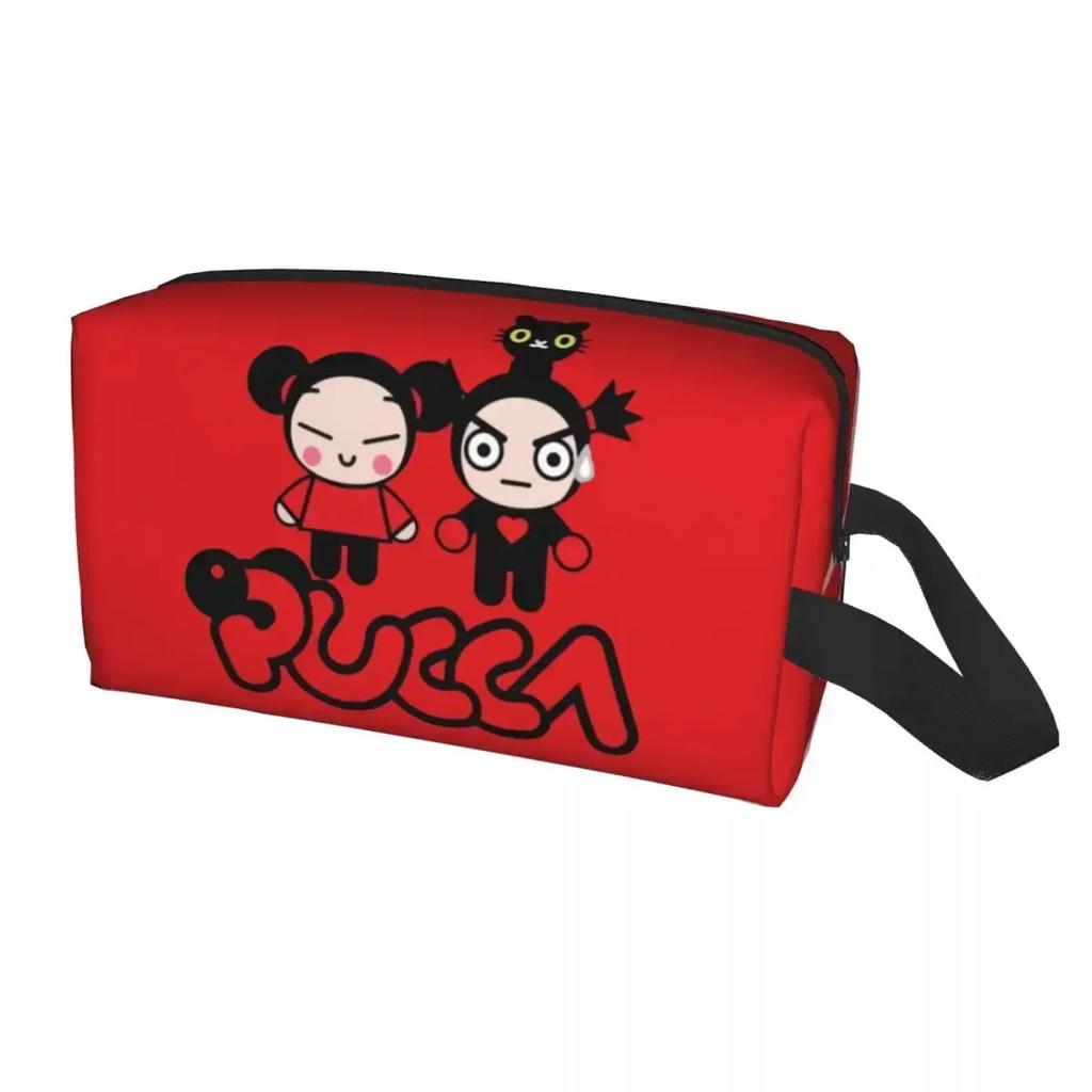 Pucca Kulturtasche Damen Make-up Kosmetik Organizer Damen Beauty Aufbewahrung Dopp Kit Etui