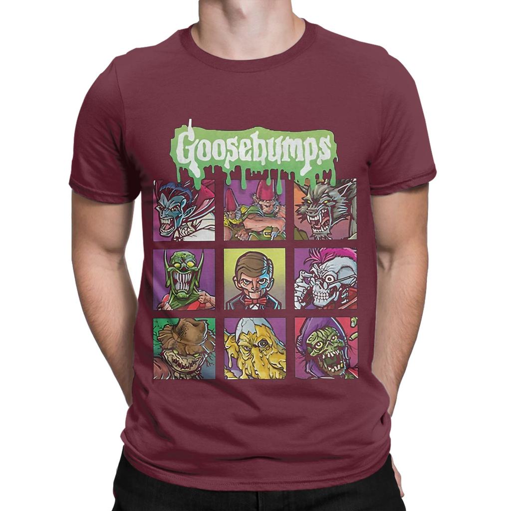 Characters in Goosebump Novelty 100 Cotton TShirt Goosebumps Tees Tops For Unisex