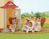 EPOCH Sylvanian Families Double Stroller KA-214 - ST Mark Certified Dollhouse Furniture Accessory for Two Babies, Ages 3+