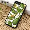 Krajews avocado Pattern Soft Phone Case Cover For iPhone 16 15 SE2020 14 6 7 8 plus 11 12 13 pro max coque Shell Fundas