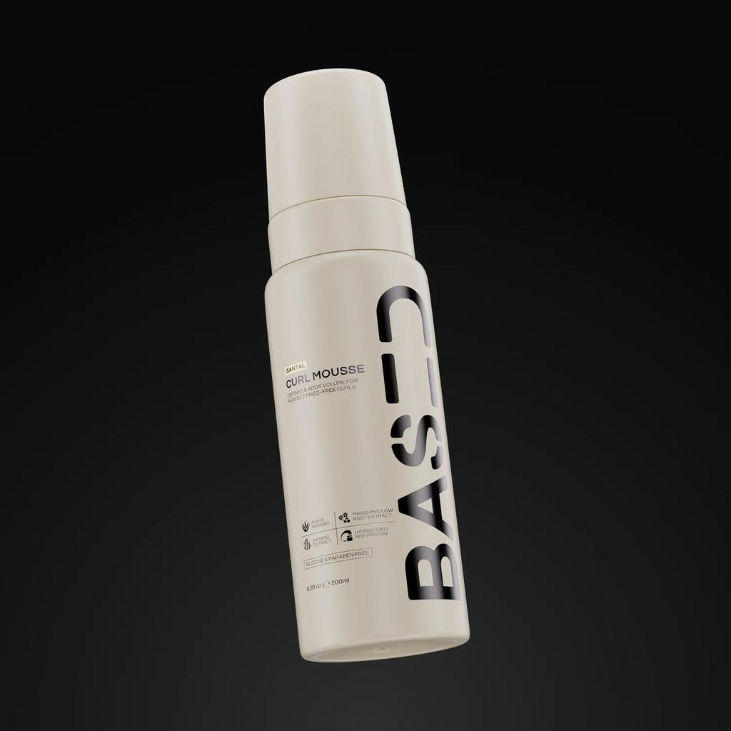 Curl Styling Mousse Elastic Curls Defined Texture Oil-Free Hydrating Hair Care Gentle Hold Curl Foam