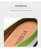 Men's British Style Breathable Casual Half Slippers - Large Sizes 45-47