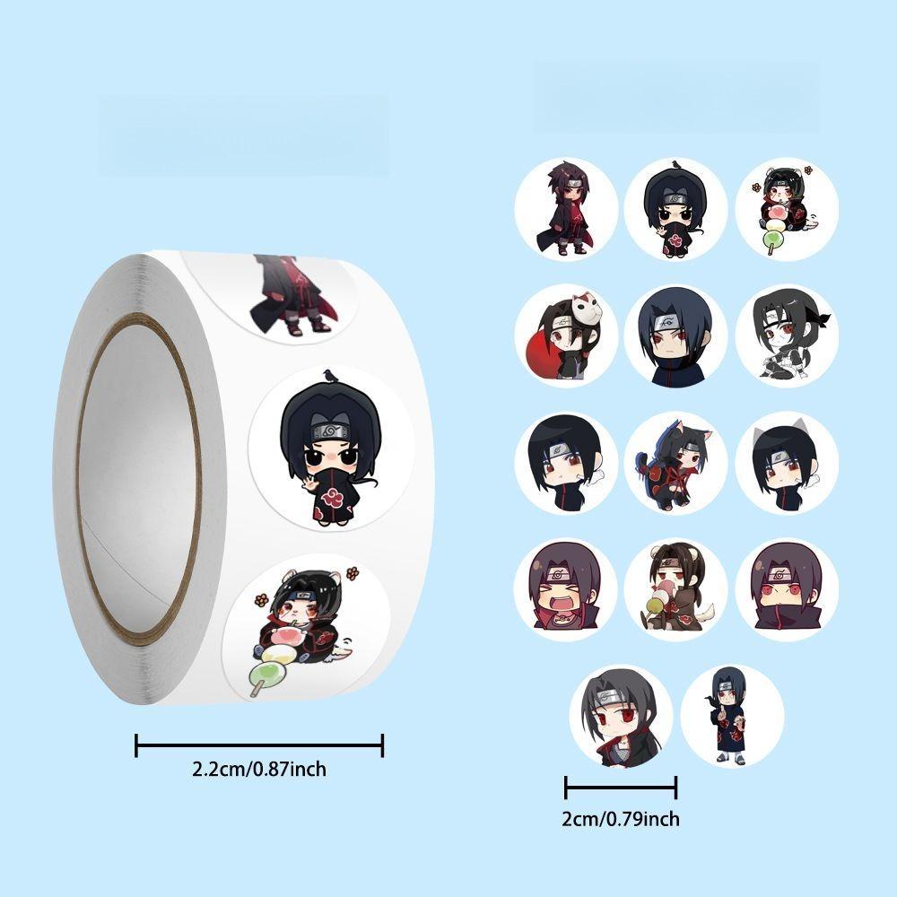 500PCS Huoying Yuzhi Bojik Q Volume Sticker anime Naruto surrounding diy accounts Funny stickers