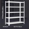 Multi-Layer Metal Rack Shelf Strong Load-Bearing Quick Installation Heavy Duty Shelving Steel Construction Storage Shelves