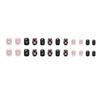 Women Fake Nails with Loving Heart Pattern Easy To Remove Fake Nails for Professional Salon Daily Use