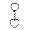 Gothic Heart Couple Keychain for Kids High Quality Japanese Style Gift for Him Bohemian Daily Use