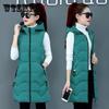Giacca Invernale Donna Parka con Cappuccio Calda Lunga Gilet Cappotto Giacca Femminile Imbottita in Cotone Parka Femminile Gilet Taglie Forti