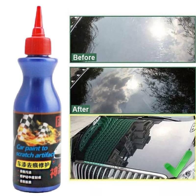 Kleiner blauer Kratzer-Reparaturstift für Autos mit effektiver Fleckenentfernungsflüssigkeit für Fahrzeuge