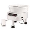 Pottery Wheel 11in Ceramic Wheel Foot Pedal Touch Screen 450W 3 Legs White