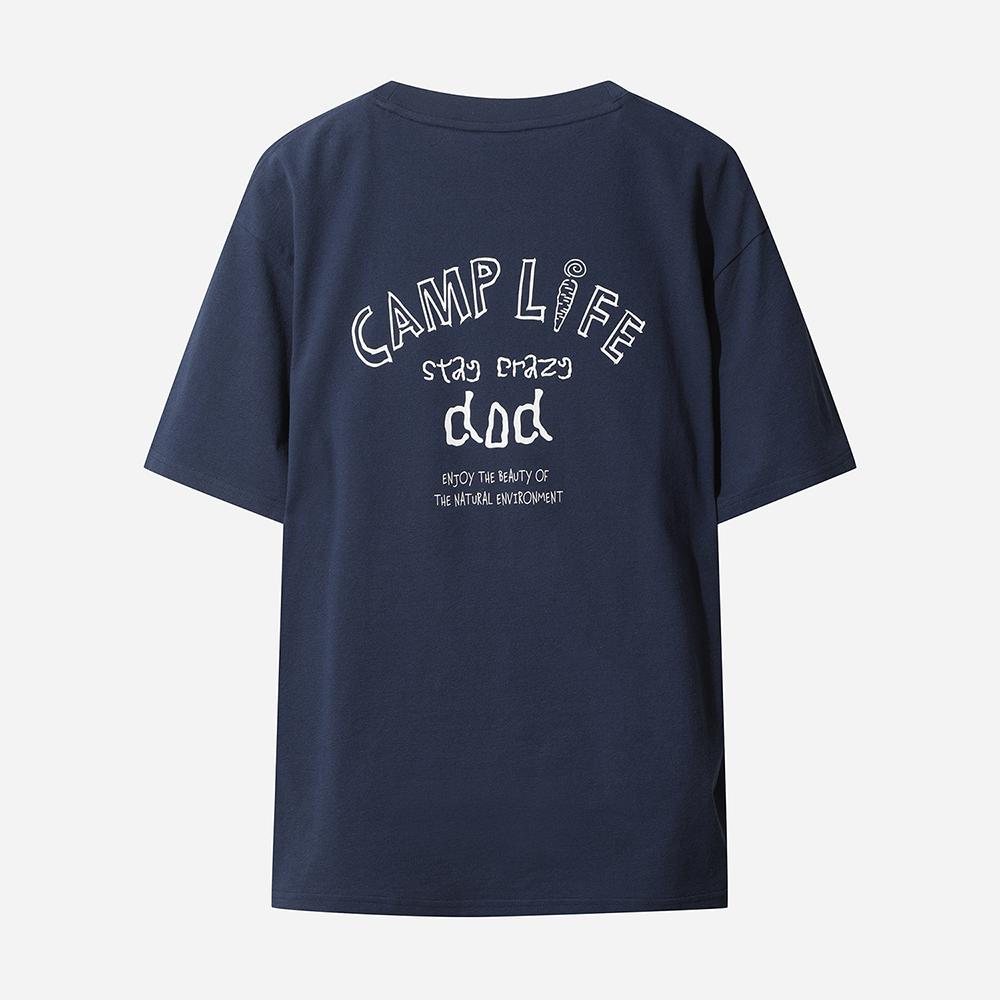 DOD Sorona Lettering Graphic Short Sleeve T-Shirt Men'S (Navy)