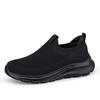 Summer Men and Women Elderly Walking Shoes Flying Woven Running Shoes Mesh Surface Sports Shoes Cover Feet Light Breathable Leisure