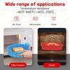 Rectangular/Round Air Fryer Pad NonStick Silicone Mat Reusable Air Fryer Accessories Silicone Material for Air Fryer