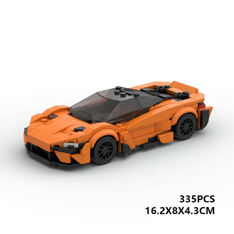 MOC Building Blocks: LEGO-Compatible McLaren 765LT V2 Model Car Ornament