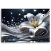 Canvas Print, Nature, Silver Flower