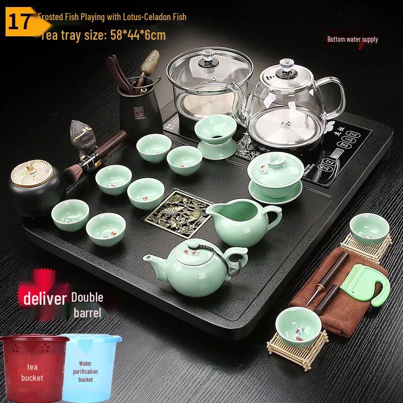Jiakangming Automatic Zisha Kung Fu Tea Set