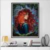 Disney Diamond Painting 5D Brave Princess Merida Cartoon Movie Cross Stitch Embroidery Handmade Gift Home Decor
