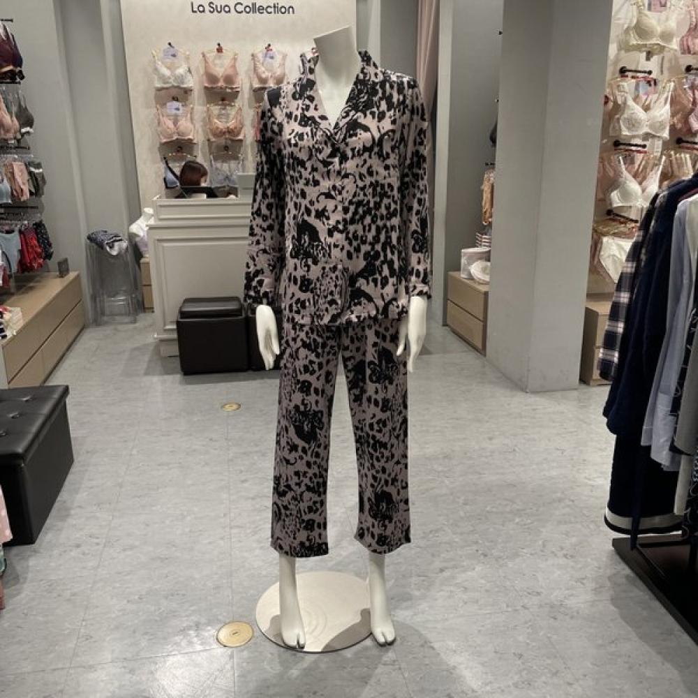 Triumph Women S chamoiS Leopard Long Sleeve Pajama Tbwpj711bk 95