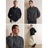 GIORDANO Men's Cleanfit Loose Lapel Bomber Jacket