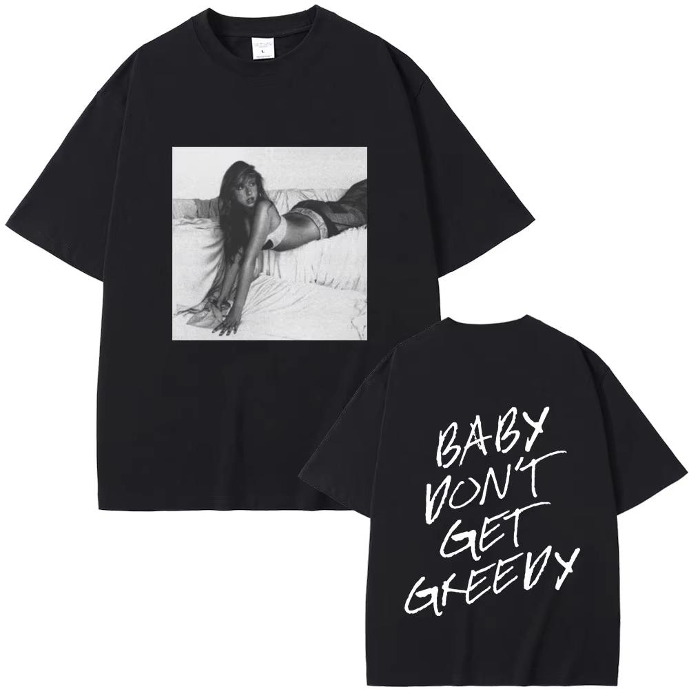 

Singer Tate Mcrae Baby Dont Get Greedy Album Print Tshirt Unisex Vintage Fashion Tshirt Unisex Women Casual T Shirts L