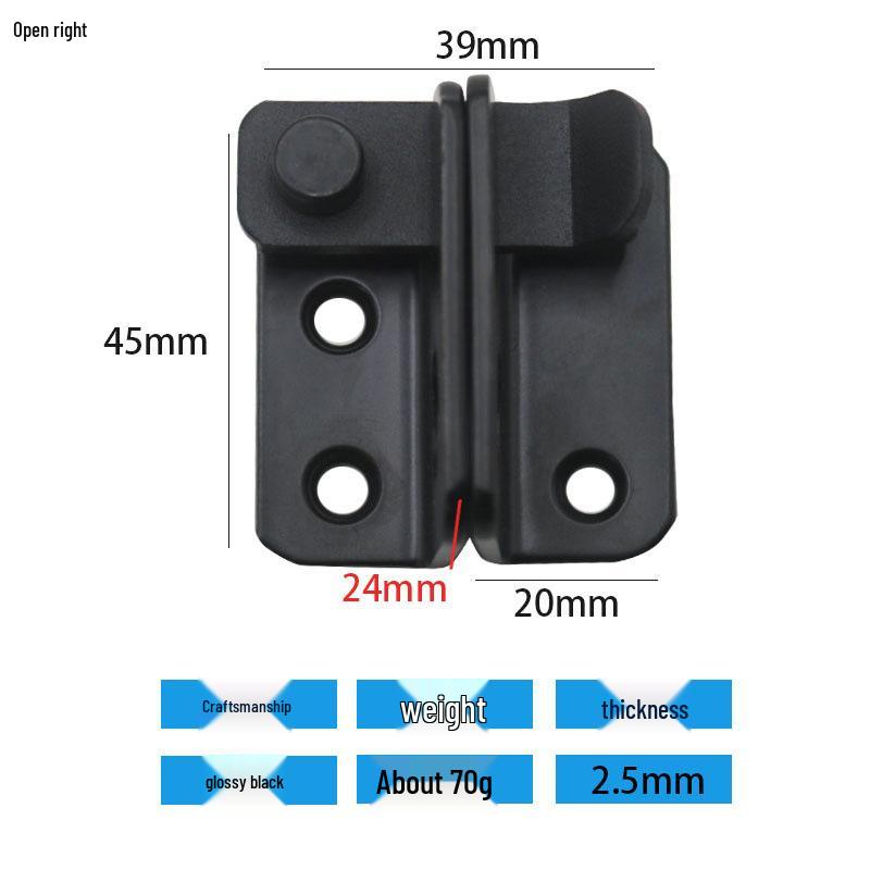 Stainless Steel Anti-Theft Indoor Door & Window Lock Bolt