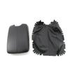 Black Leather Console Lid Centre Armrest Cover For 2008-2012 Honda Accord