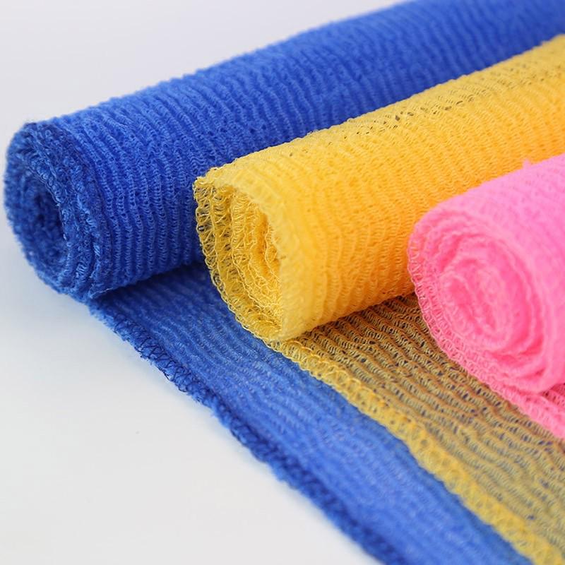 Extra Thick Nylon Exfoliating Bathing Towel and Back Scrubber for Home and Sauna Use