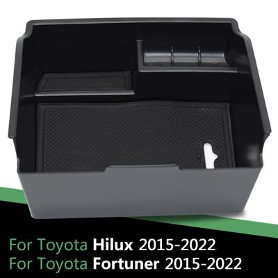 Car Center Console Armrest Storage Box Tray For Toyota Fortuner Hilux 2015 2016 2017 2018 2019 2020 2021 2022 Container Pallet