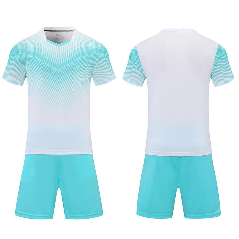 Football jersey set Boys jersey Team jersey Summer short-sleeved children s jersey Training jersey Competition sports suit XXS