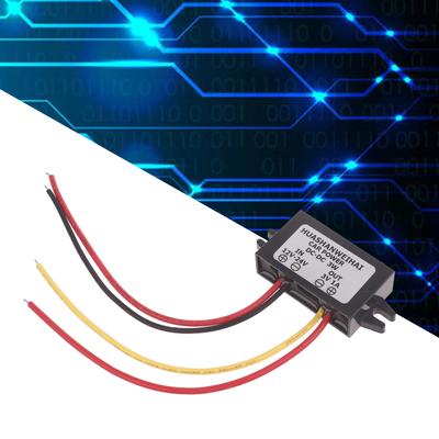 Regulator de Tensiune Portabil Convertor Cablu de Alimentare Adaptor Stabil 12-24V la 3V pentru Manometru de Presiune a Anvelopelor