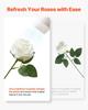 120 Pcs White Roses Artificial Flowers Realistic Bouquet Xmas Home Decor