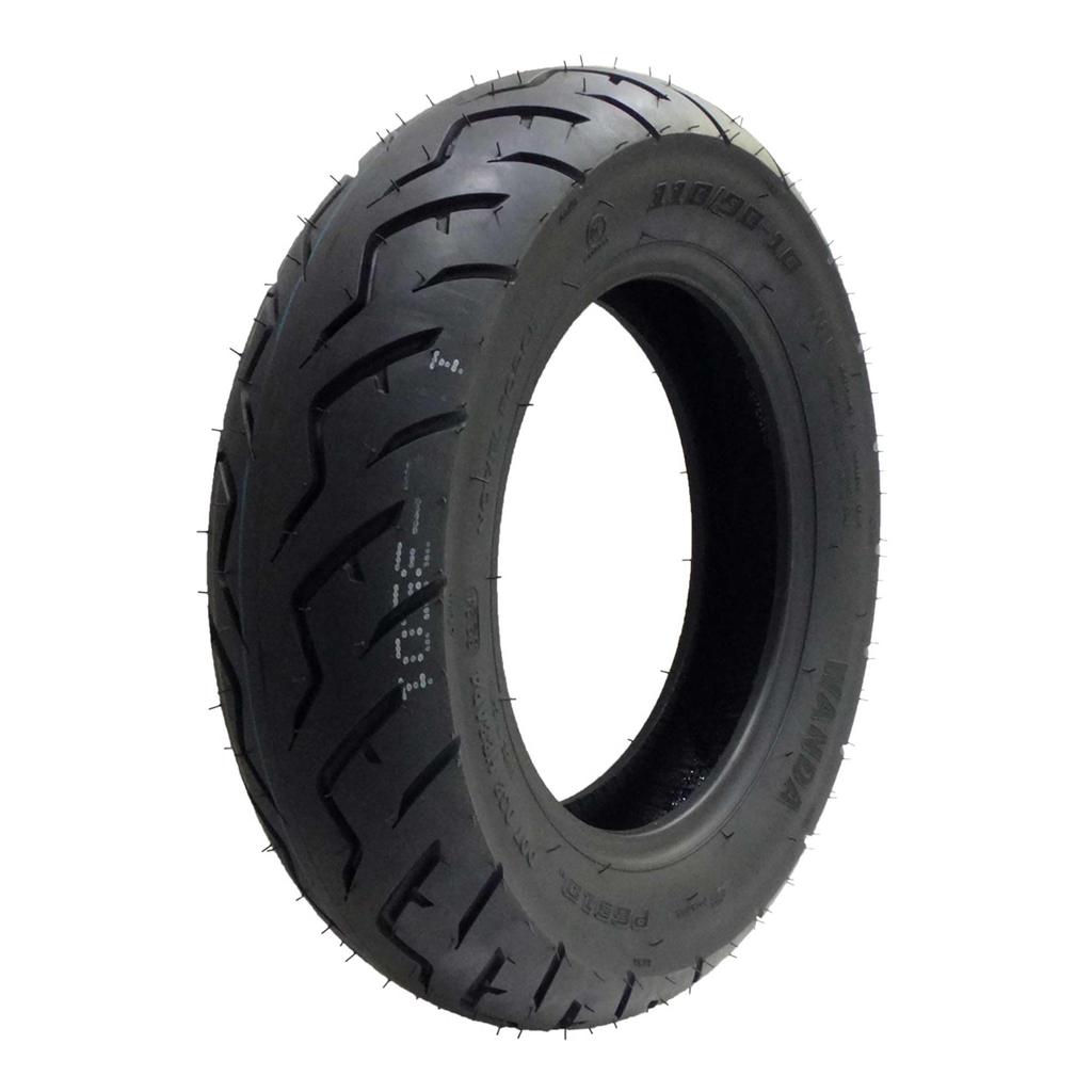 FORCE 66J TL 6PR Rear Tire for Yamaha Single FORCE WANDA/NOVEL 110/90-10 P-6310 Gear, Scooter/Motorcycle Tire, Wanda/NOVEL