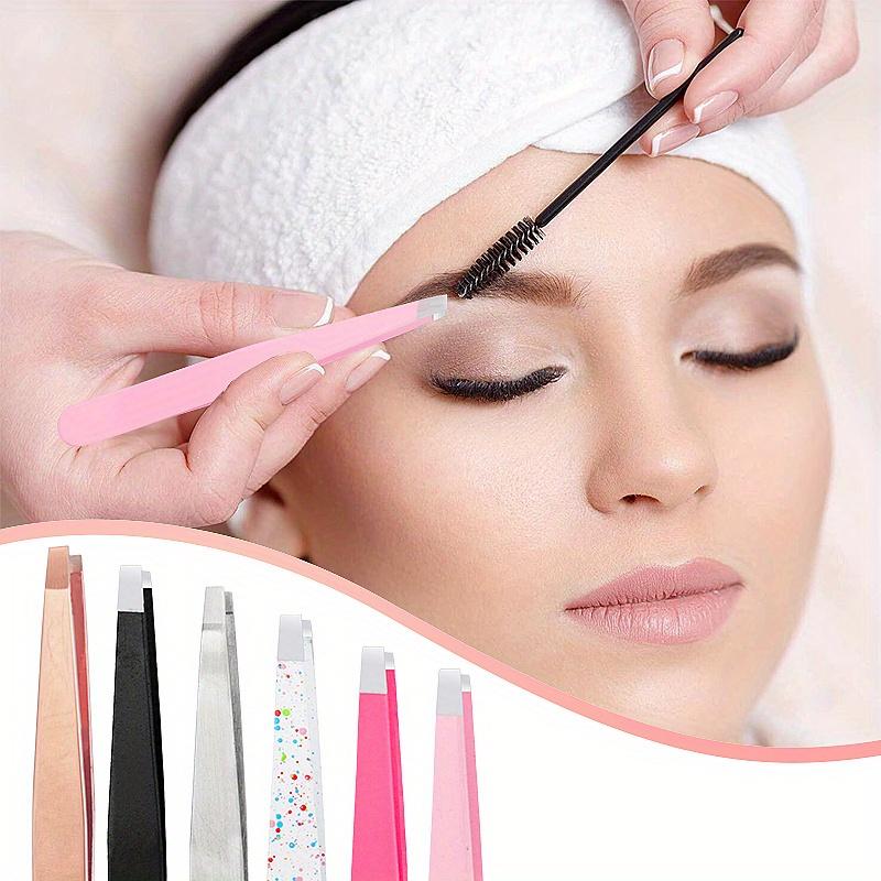 1Pc Eyebrows Tweezers Trimmer Professional Beard Eyelash Brow Face Hair Removal Tweezer Beautfy Makeup Stainless Steel Tools