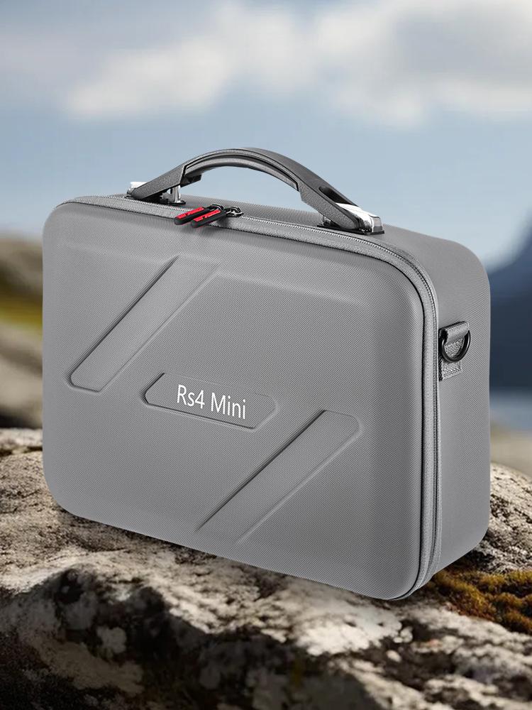 For DJI RS4 Mini Carrying Case PU Protective Travel Box Shockproof Splashproof for DJI RS 4 Mini Handheld Stabilizer Accessories
