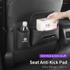 PU Leather Multifunctional Car Storage Bag Half-Cover Anti-Kick Mat Pad For VW Golf GTI Polo Tiguan Jetta Sharan Sportcoupe