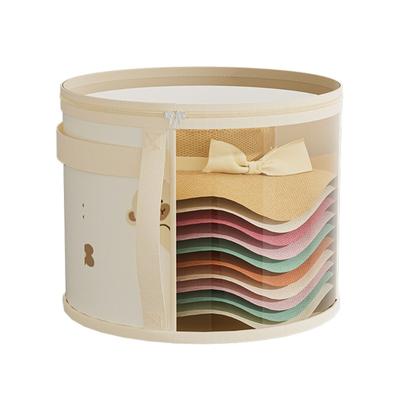 Large Capacity Clear Hat Case Foldable Storage Organizers for Baseball Caps Wide Brims Hats Travel Home Closet Storage