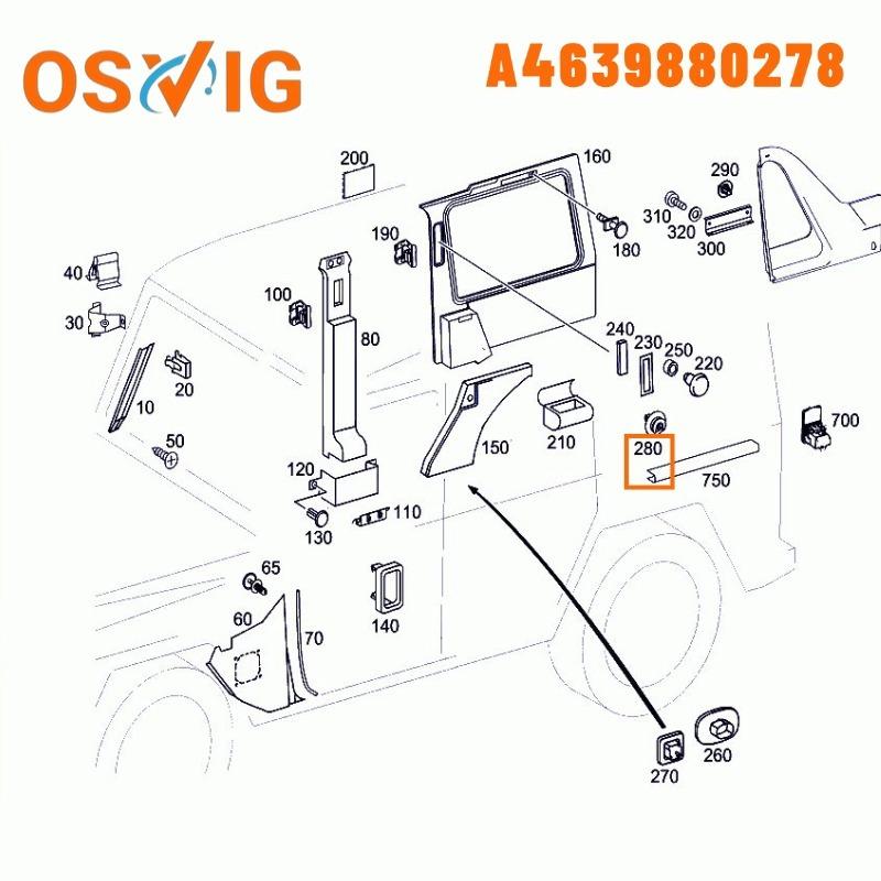 20PCS Door Trim Retaining Clips for Mercedes-Benz OE# A0019915698 A4639880278