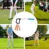 Golf Swing Fitness Rope Whip Golf Swing Trainer Stick Non Slip Grip Golf Practice Rod Swing Postures Correction Training Stick