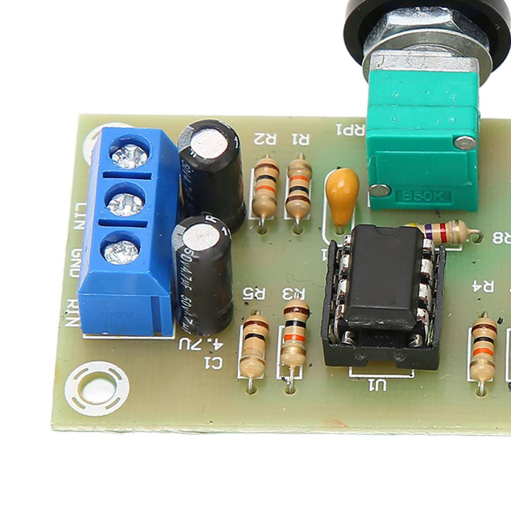 Low Pass Filter Board Subwoofer Preamp Board Single Supply Low Pass Filter Boards with LED Indicators Subwoofer Preamplifier Board