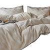 Lilang Roman Grid Duvet Cover Bedsheet Set