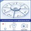 Qinjing Blue and White Porcelain Fan-Shaped Dinnerware Set